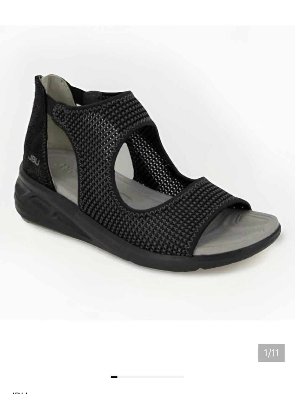 JBU by Jambu Women's Margot Memory Foam Lightweight Comfort Sandals 8.5